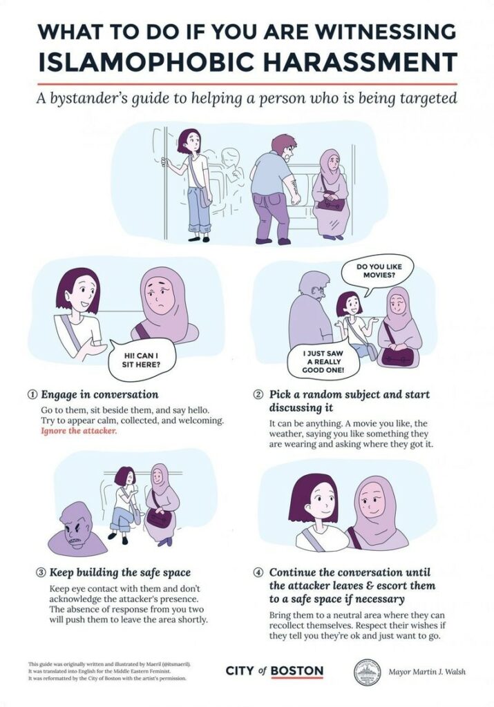 What to Do If You Are Witnessing Islamophobic Harassment
