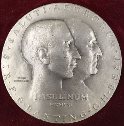 2001-50 Commemorative Medal, presented to Dr. Henrietta Banting and one of 25 medals minted.