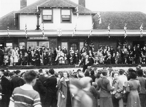 2018-08     Royal Visit at Midhurst Train Station, 1939
