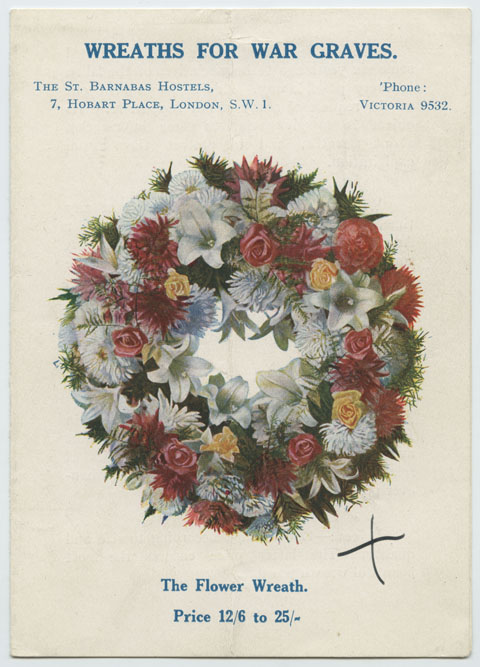9620-1320  Wreaths for War Graves booklet. 