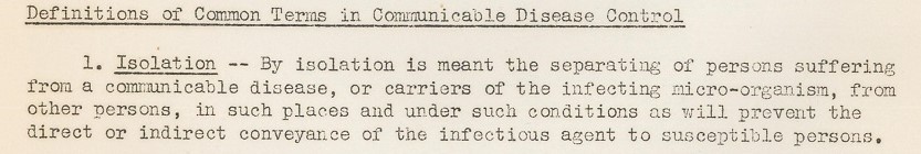 Manual f​or Sanitary Inspectors​ Pg.104, 1941