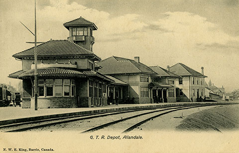 991-29    Allandale Station ca. 1900