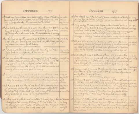  998-111 Samuel Jacob's Diary, October​, 1917. 