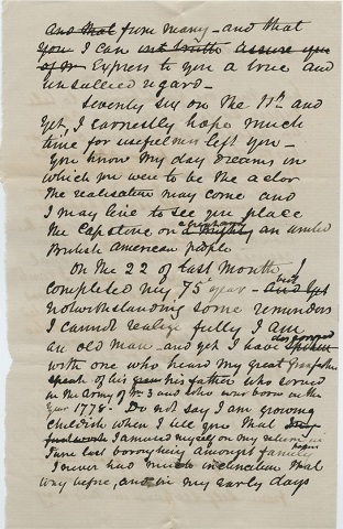 1891 draft letter J.R. Gowan to J.A. Macdonald p2
