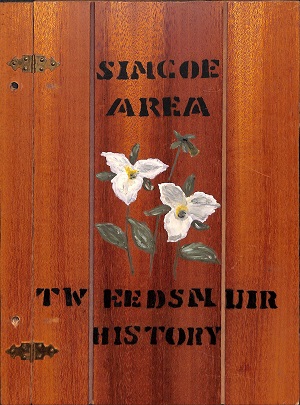 971-15​ Decorative cover of a Simcoe Area WI Tweedsmuir