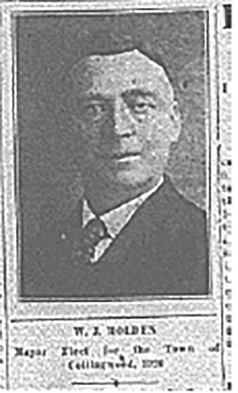 W.J. Holden, Jan 1, 1920, Collingwood Bulletin p.1, Simcoe County Archives