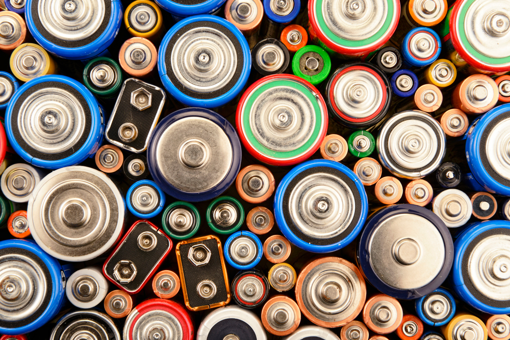 Batteries Background Image