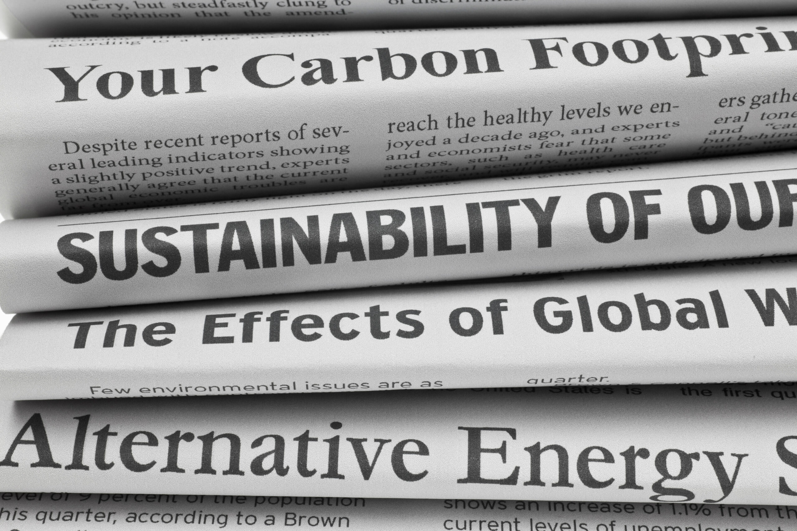 Sustainability News Background Image